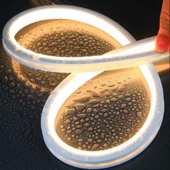 नियॉन एलईडी लाइट्स 1212 RGBW 3000K 14.4W सिलिकॉन एलईडी लाइटिंग व्हाइट नियॉन लाइटिंग एलईडी