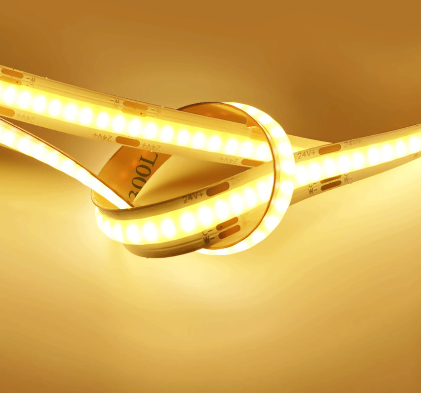 12W डॉटलेस एलईडी COB लाइट DC12V डुअल कलर CRI90 IP20