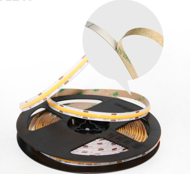 2 रंग 2700-6500K Dimmable COB LED पट्टी 12V 10W उच्च चमक