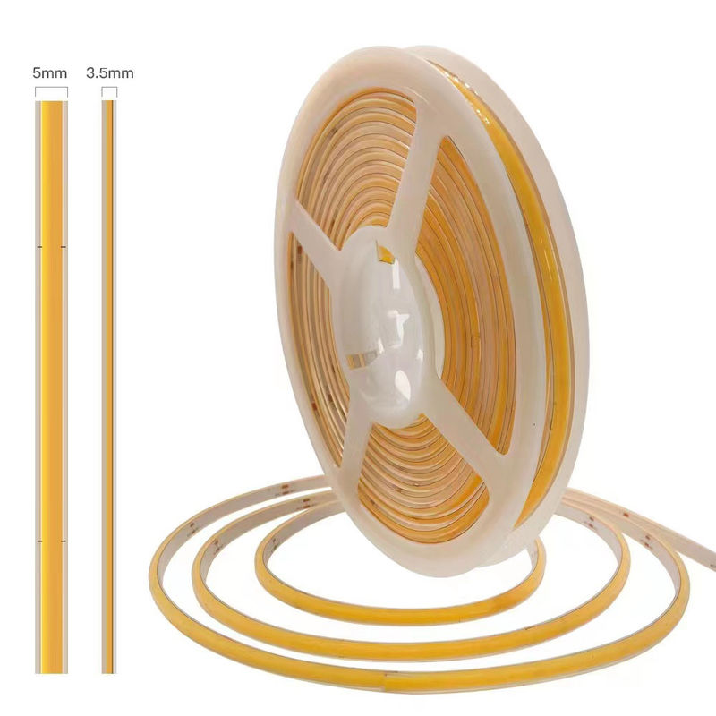 DC 24V LED COB लाइट साइड टॉप एमिटिंग CCT Dimmable 560Chips/M 16.4FT