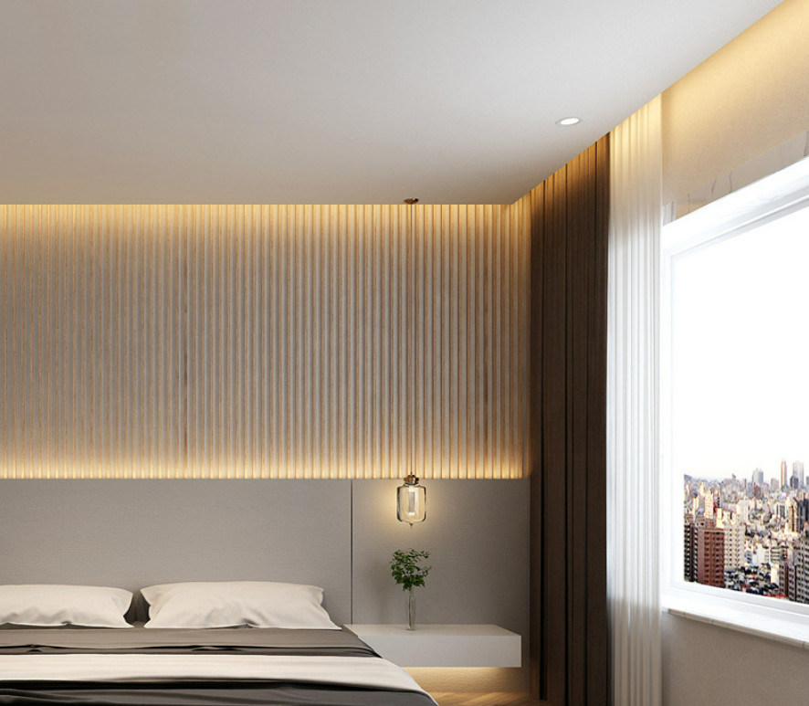 वी टाइप एल्युमिनियम 24V अंडर शेल्फ एलईडी लाइटिंग 3000K 4000K 6500K