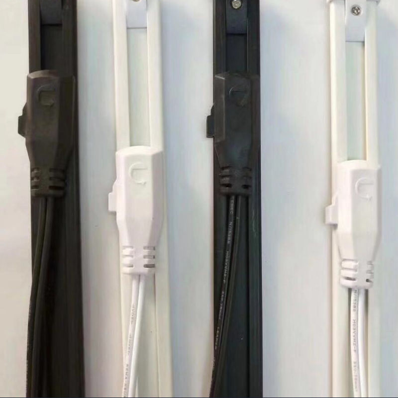 काला रंग 24V LED ट्रैक लाइट रेल रोप लाइट ट्रैक